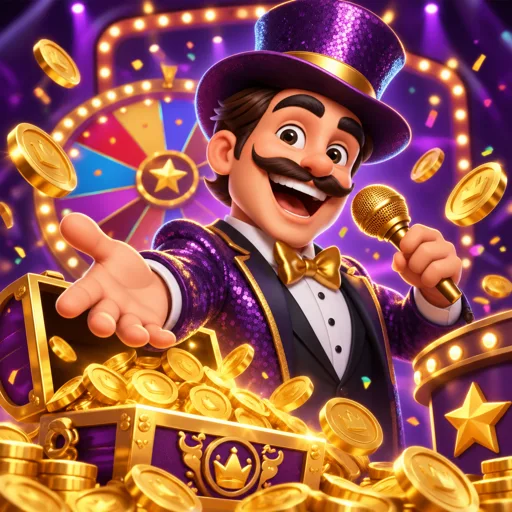 Roda do game show Mega Wheel parada em um multiplicador