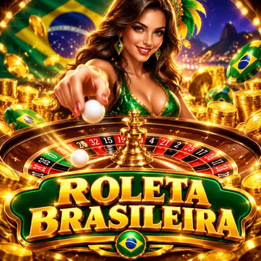 Roleta brasileira com crupiê e mesa de fichas